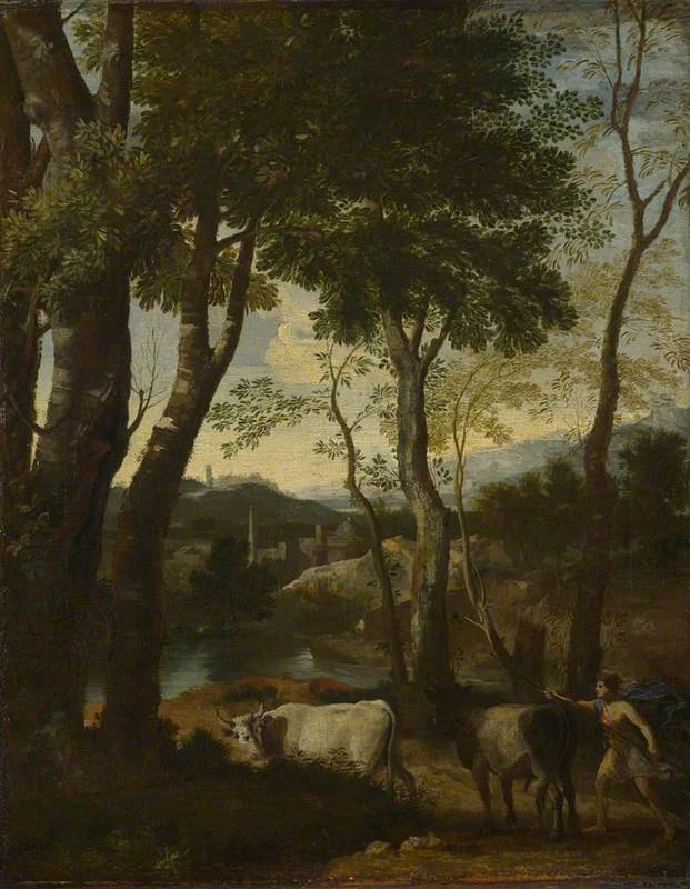 Paesaggio con un bovaro - National Gallery